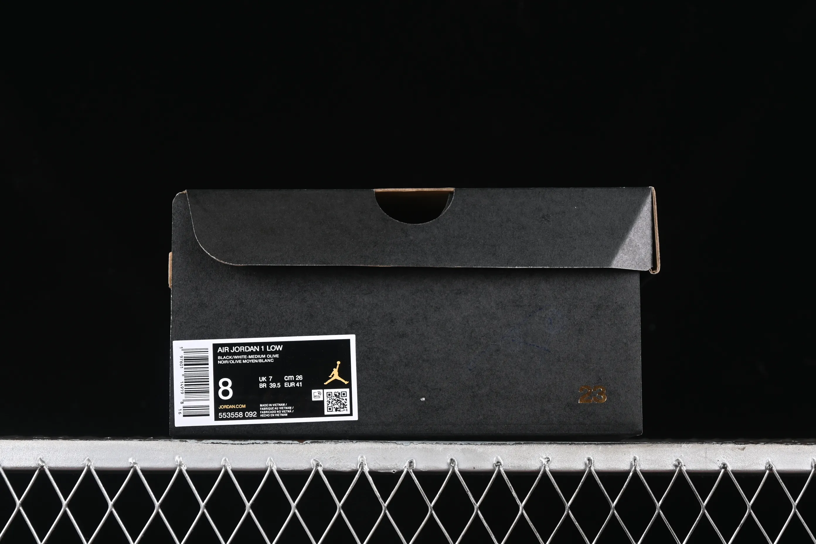 All categories Air Jordan Jordan series basketball shoes Air Jordan 1 Low G version pure original Air Jordan 1 Low "Medium Olive" AJ1 Joe 1 olive green low-top cultural casual sneakers 553558-092